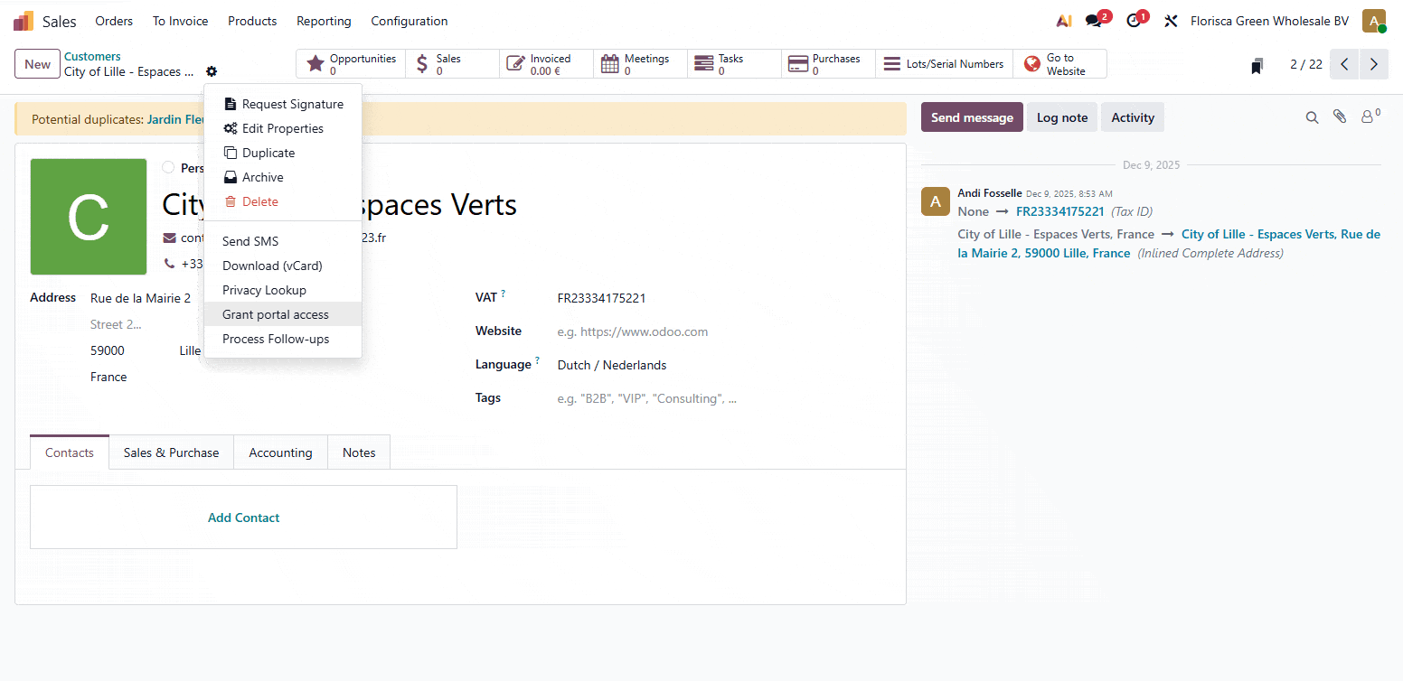 Odoo beveiliging - odoo portal toegang op uitnodiging - odive-odoo experts collective