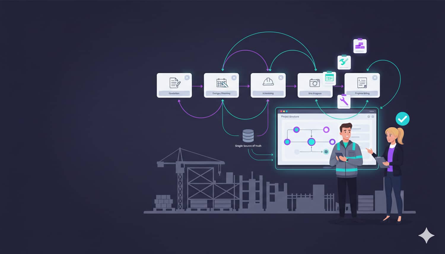 Odoo voor de bouwsector 9 onmisbare stappen voor werfbeheer - Odive - Odoo Experts Collective