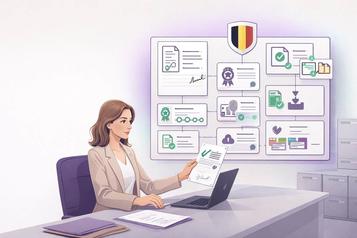 Is odoo sign juridisch geldig in belgië? 3 cruciale niveaus die je moet kennen