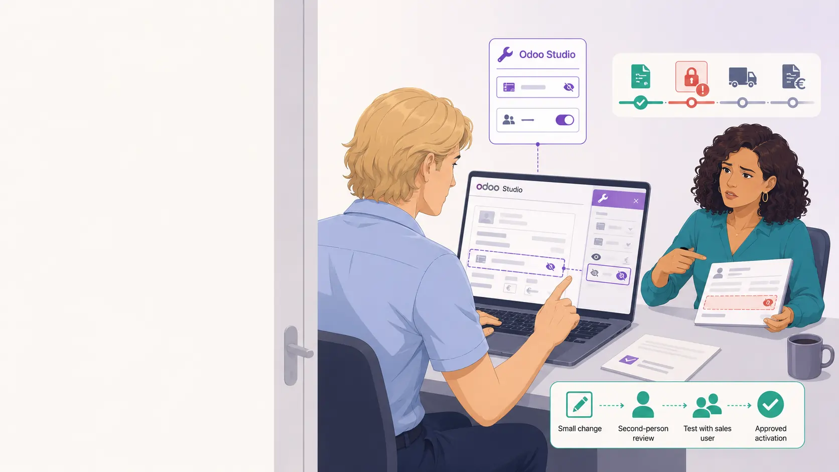 Odoo Studio zonder programmeren - kan iedereen Odoo veilig aanpassen - Odive - Odoo Experts Collective